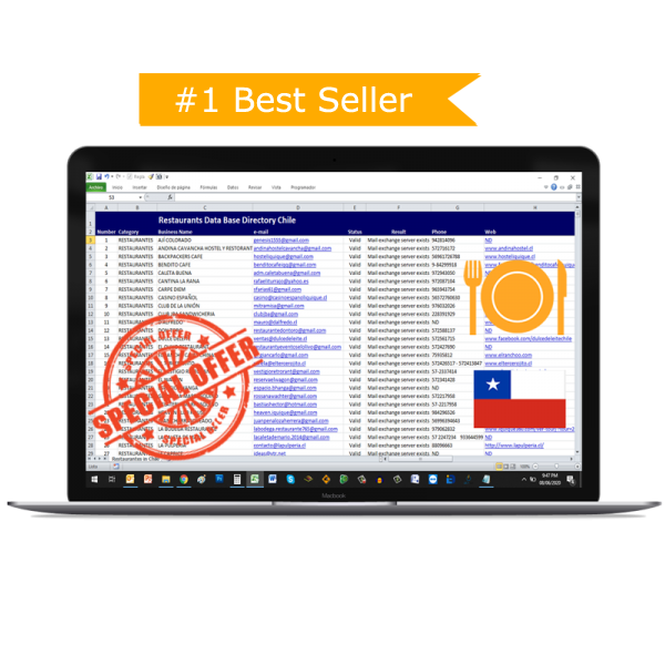 Base de Datos Restaurantes Chile