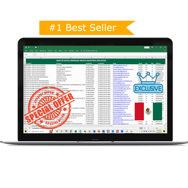 Base de Datos Empresas Registros Exclusivos México