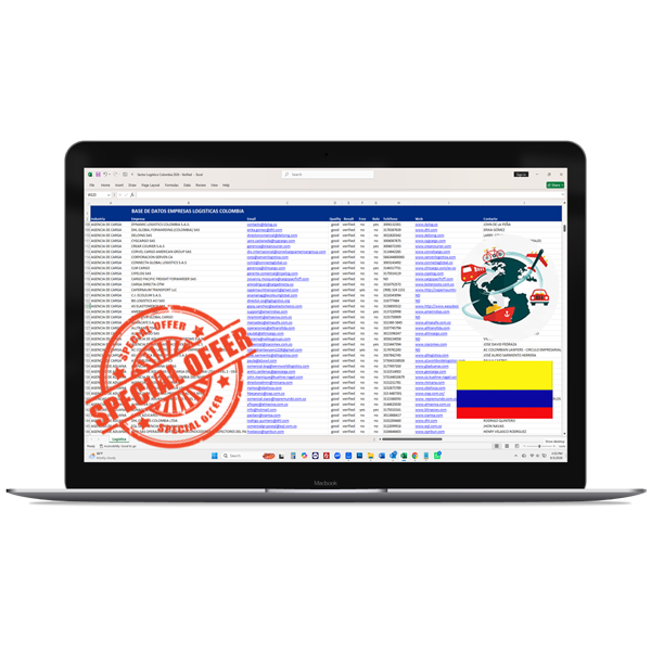 Base de Datos Empresas Logísticas Colombia